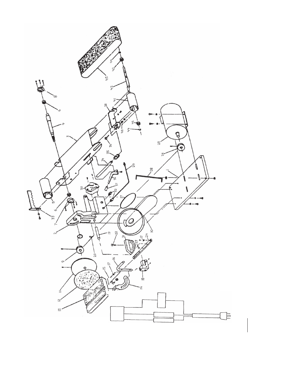 Assembly diagram & wiring schematic | Harbor Freight Tools 05154 User Manual | Page 20 / 20