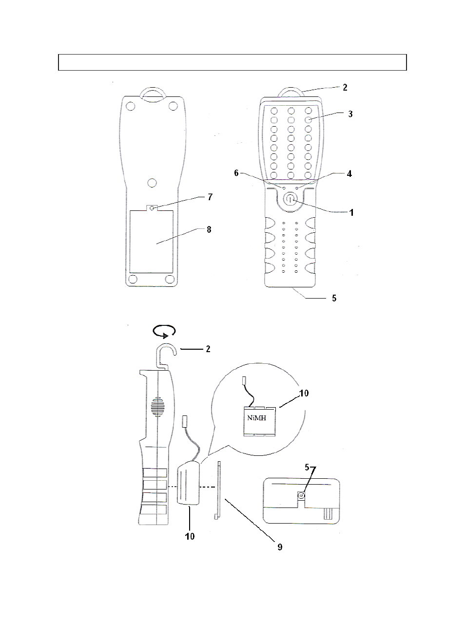 Parts diagram | Harbor Freight Tools U.S. GENERAL 95181 User Manual | Page 6 / 7