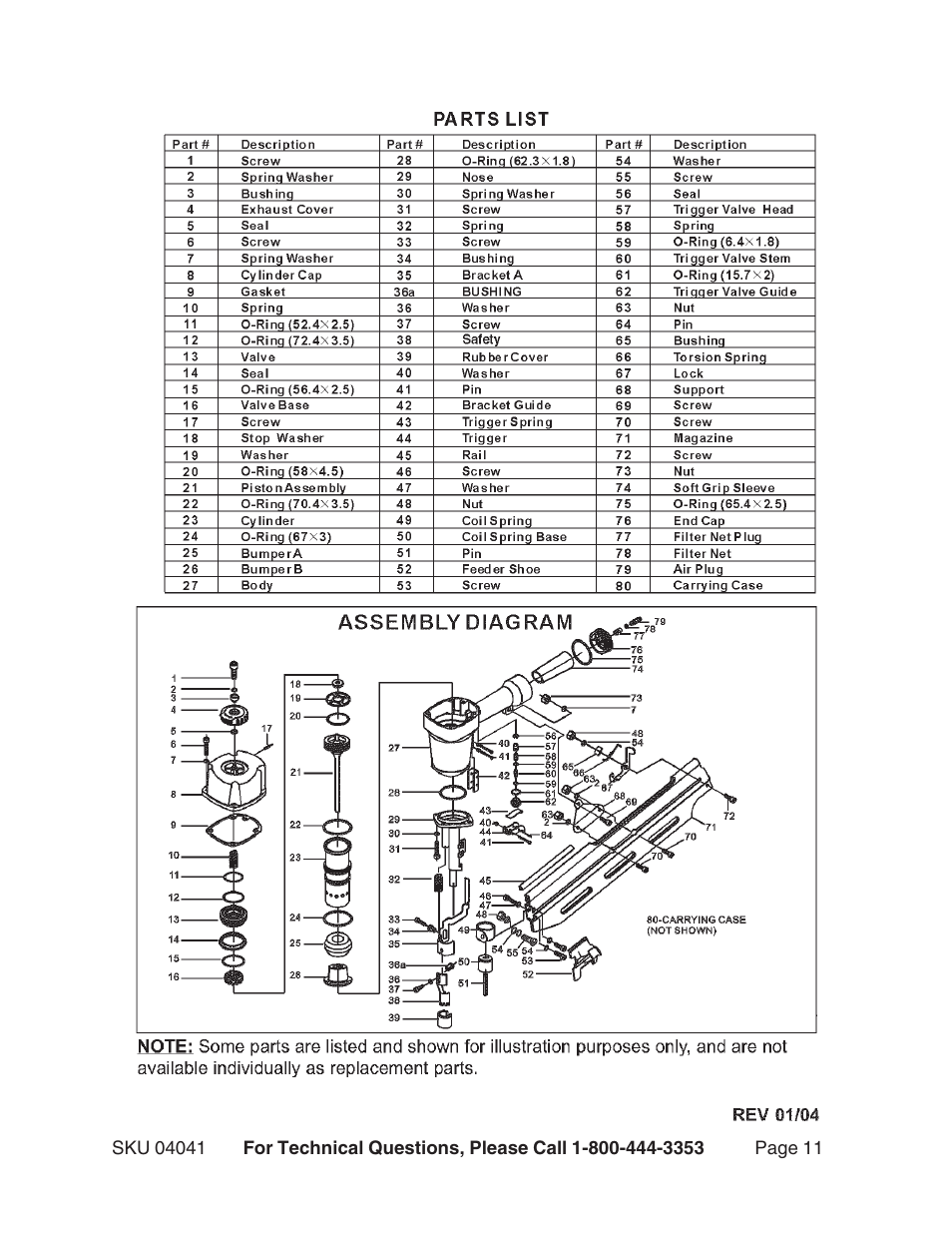 Harbor Freight Tools 04041 User Manual | Page 11 / 12