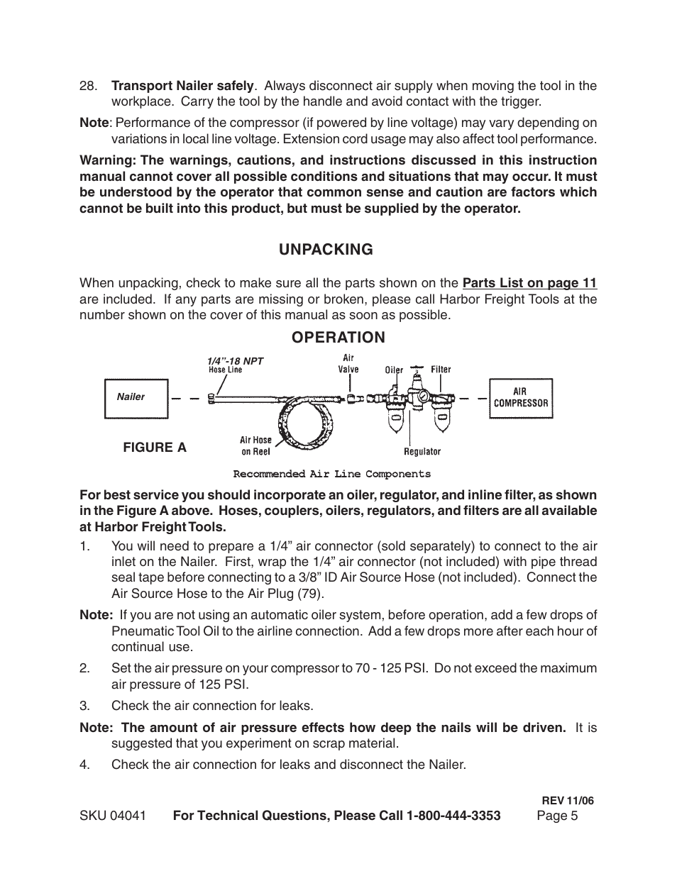 Harbor Freight Tools 04041 User Manual | Page 5 / 12