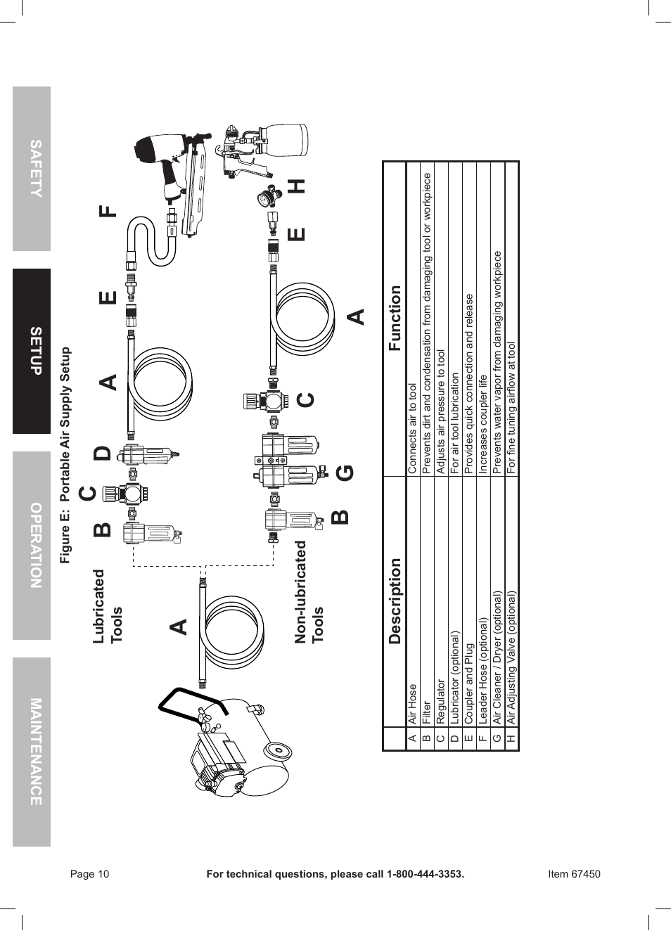 Harbor Freight Tools 67450 User Manual | Page 10 / 20