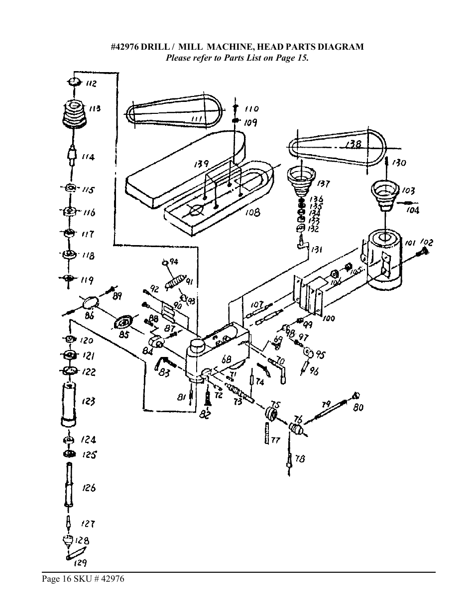 Harbor Freight Tools 42976 User Manual | Page 16 / 16