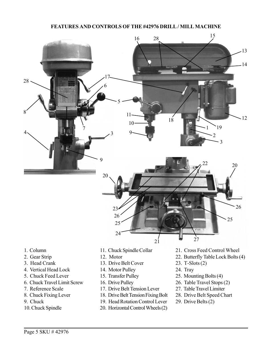 Harbor Freight Tools 42976 User Manual | Page 5 / 16