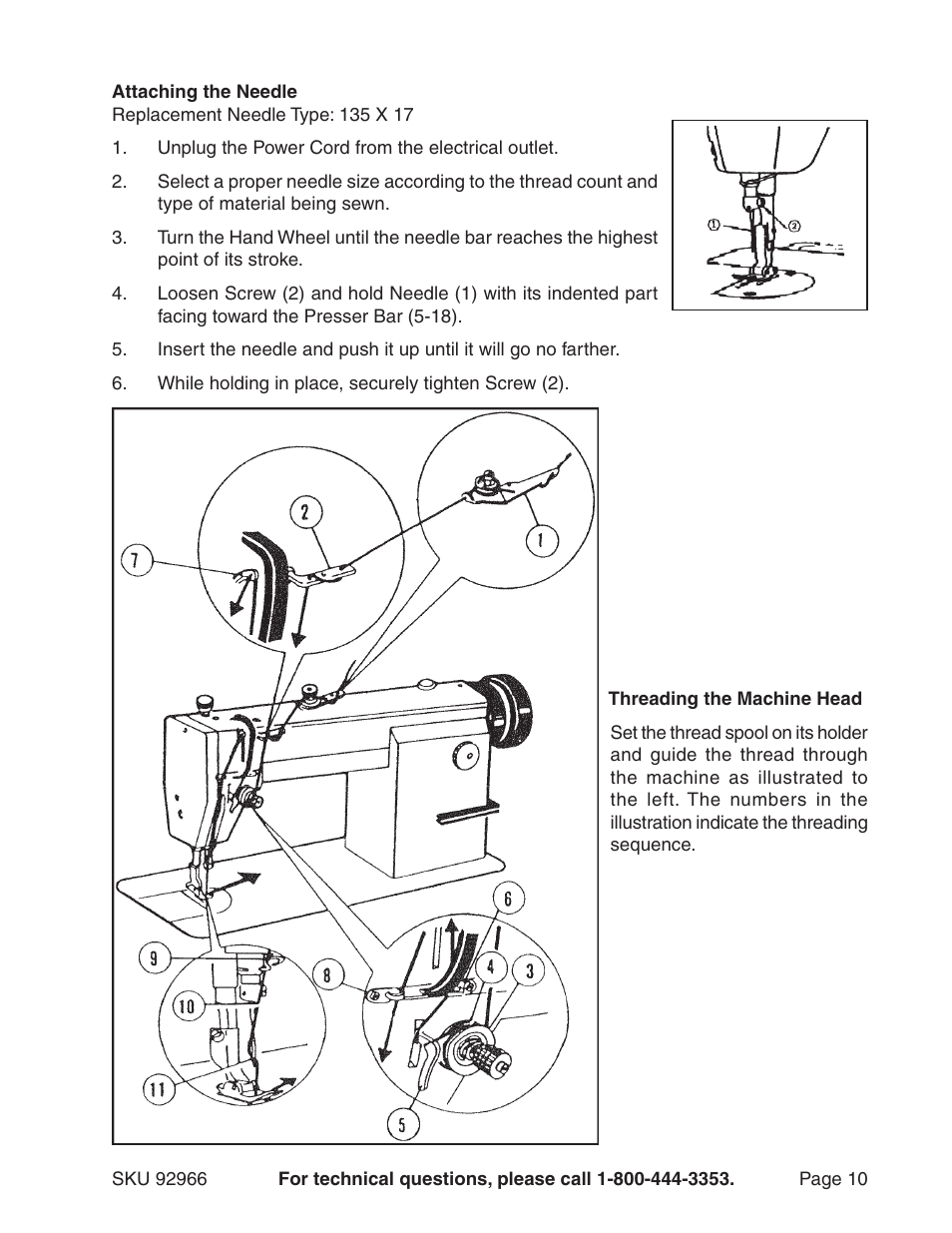 Harbor Freight Tools 92966 User Manual | Page 10 / 24