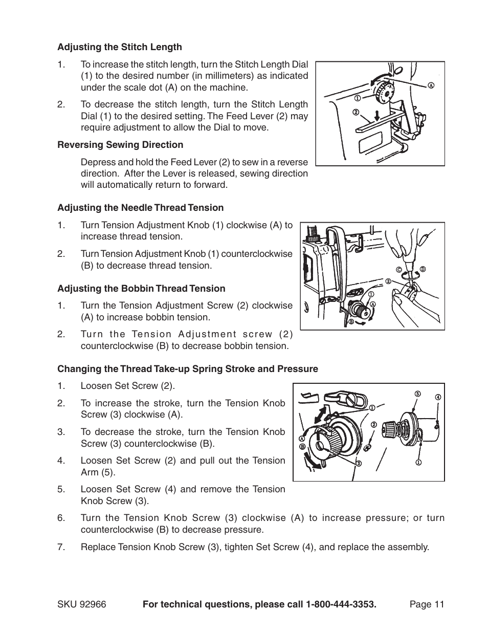 Harbor Freight Tools 92966 User Manual | Page 11 / 24