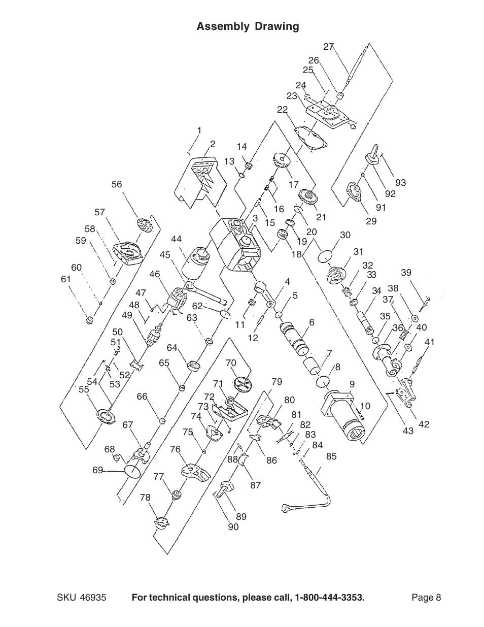 Harbor Freight Tools 46935 User Manual | Page 8 / 8