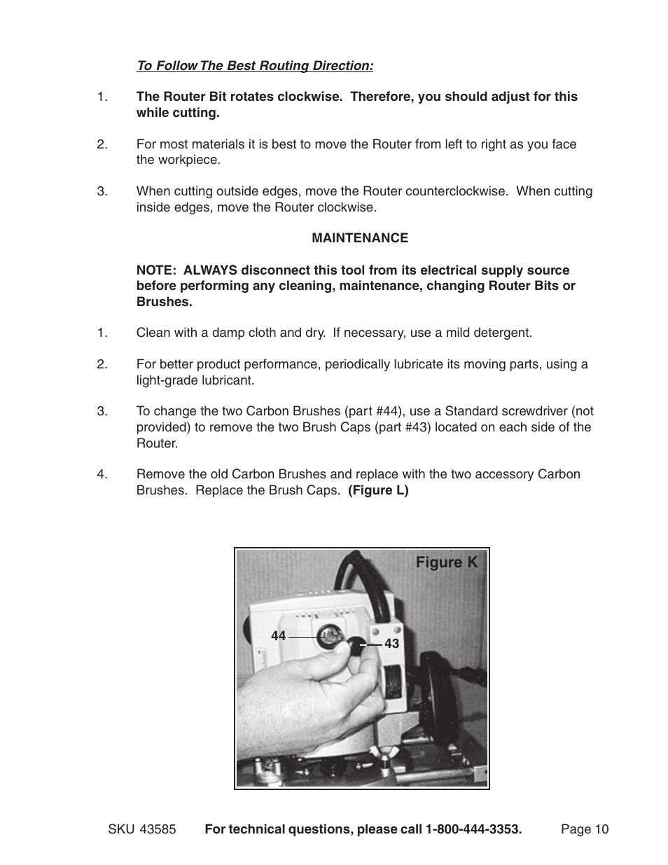 Harbor Freight Tools 43585 User Manual | Page 10 / 12