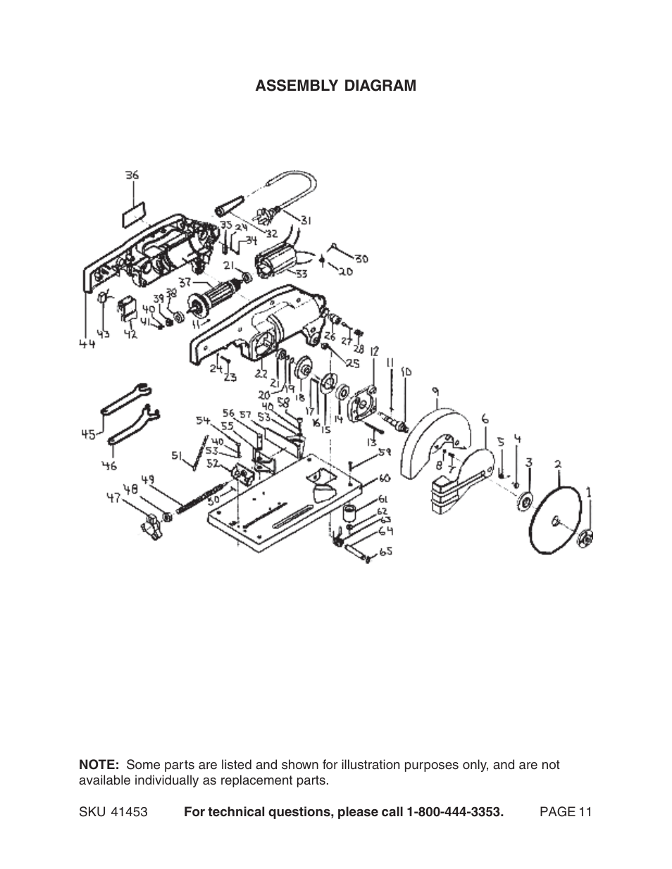 Harbor Freight Tools 41453 User Manual | Page 11 / 11