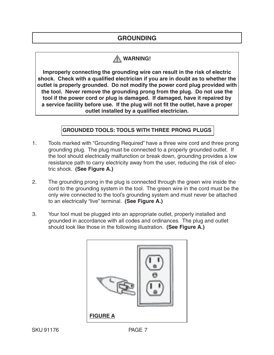 Harbor Freight Tools 91176 User Manual | Page 7 / 15