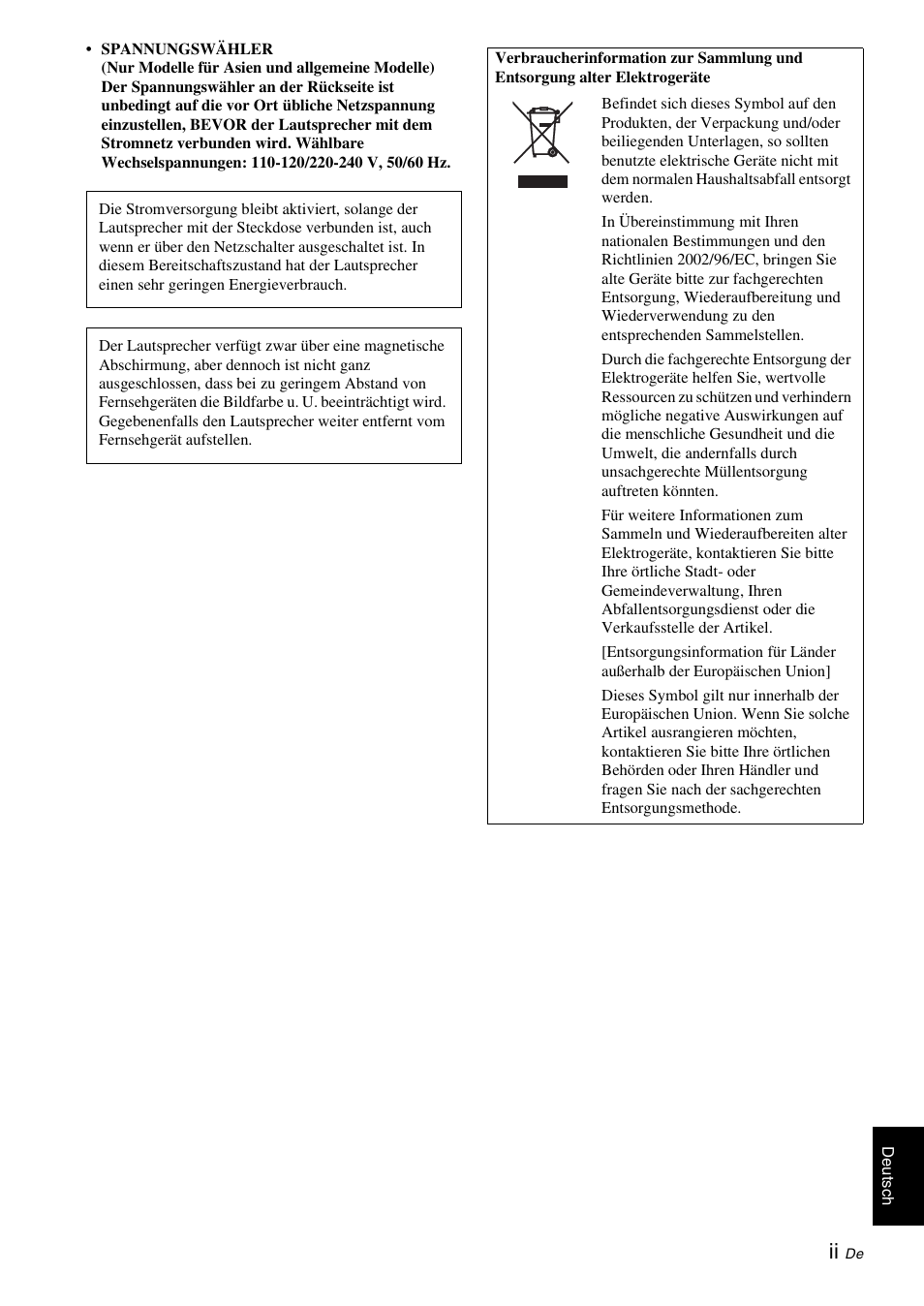 Yamaha NS-SW210 User Manual | Page 19 / 68