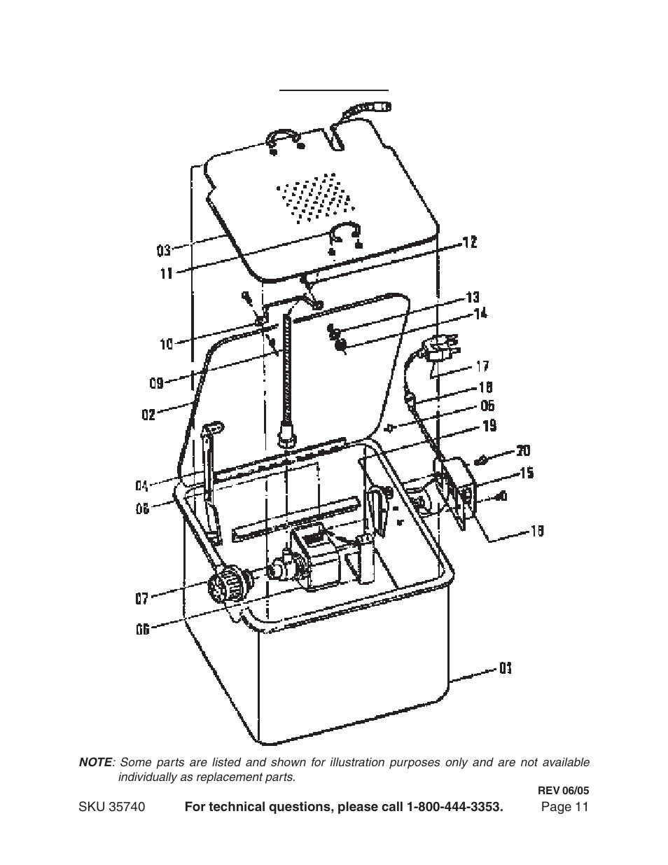 Harbor Freight Tools 35740 User Manual | Page 11 / 11