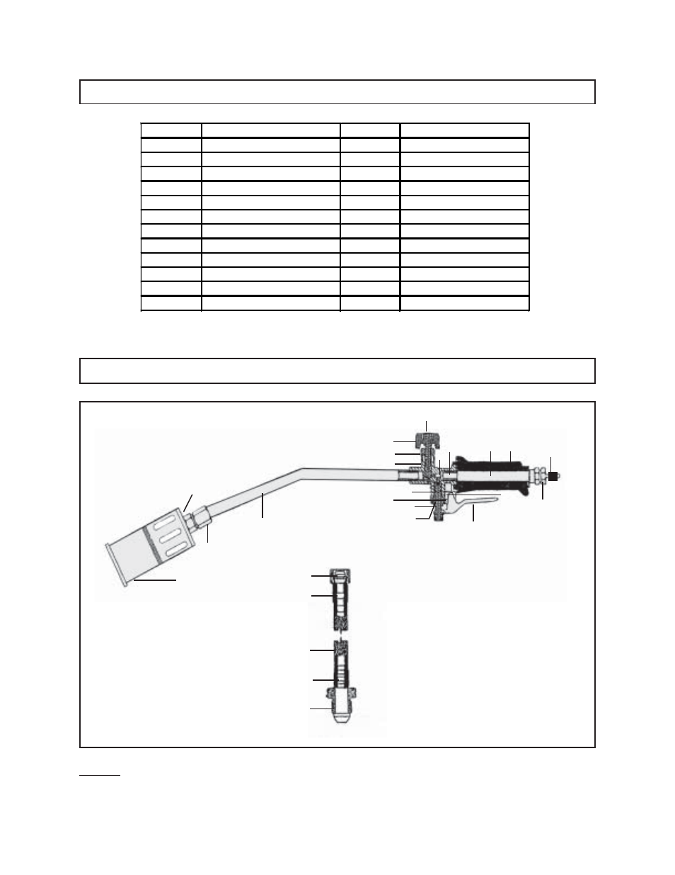 Parts list, Assembly diagram | Harbor Freight Tools 91033 User Manual | Page 8 / 8
