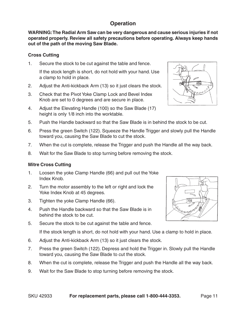 Harbor Freight Tools 42933 User Manual | Page 11 / 19