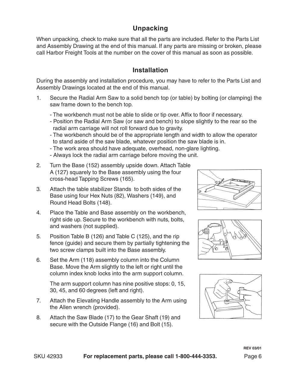 Harbor Freight Tools 42933 User Manual | Page 6 / 19