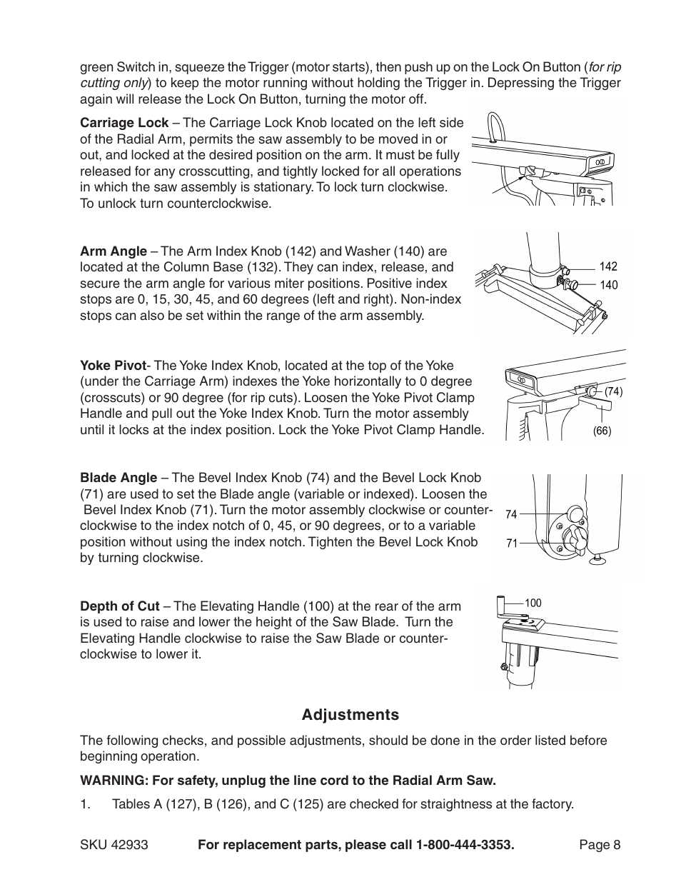 Harbor Freight Tools 42933 User Manual | Page 8 / 19