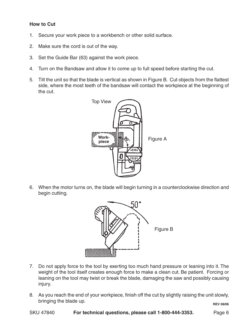 Harbor Freight Tools 47840 User Manual | Page 6 / 11