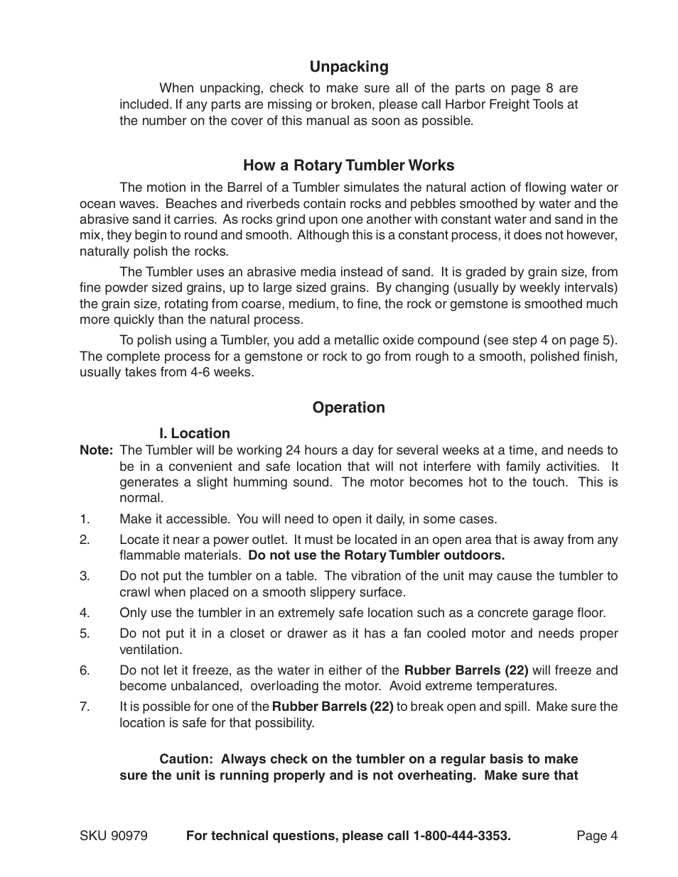 Harbor Freight Tools 90979 User Manual | Page 4 / 10
