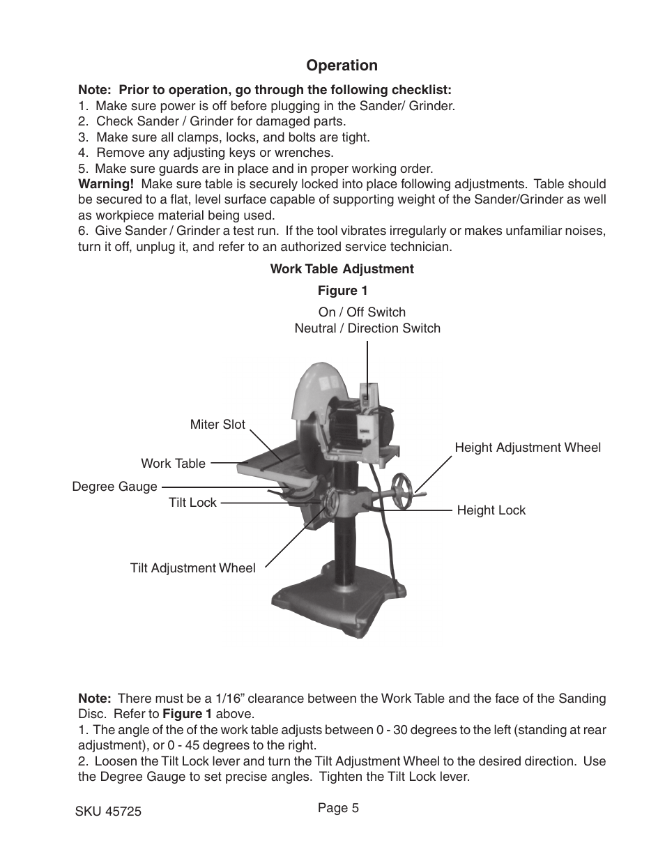 Harbor Freight Tools 45725 User Manual | Page 5 / 9