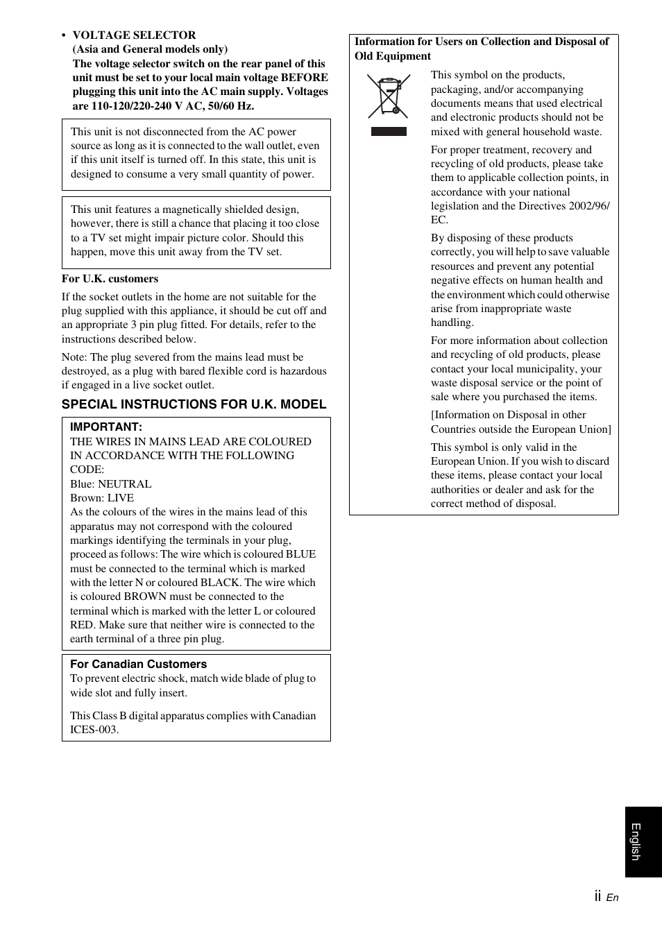 Yamaha NS-SW310 User Manual | Page 3 / 148