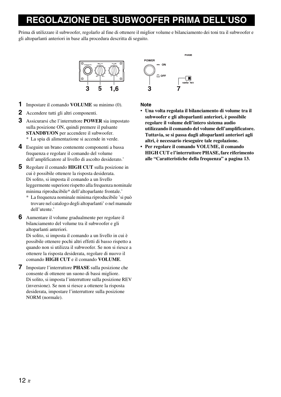 Regolazione del subwoofer prima dell’uso | Yamaha NS-SW310 User Manual | Page 88 / 148