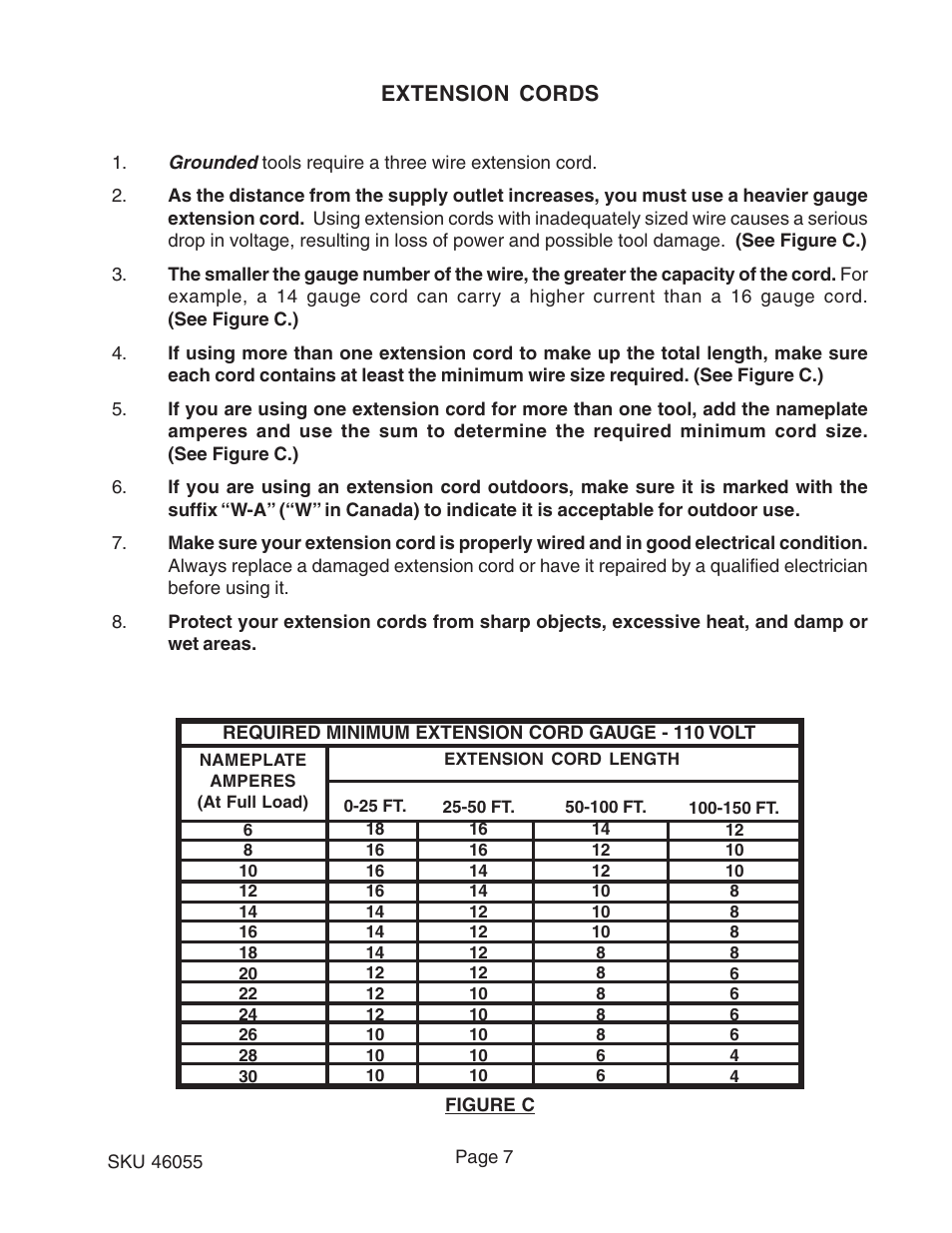 Harbor Freight Tools 46055 User Manual | Page 7 / 13