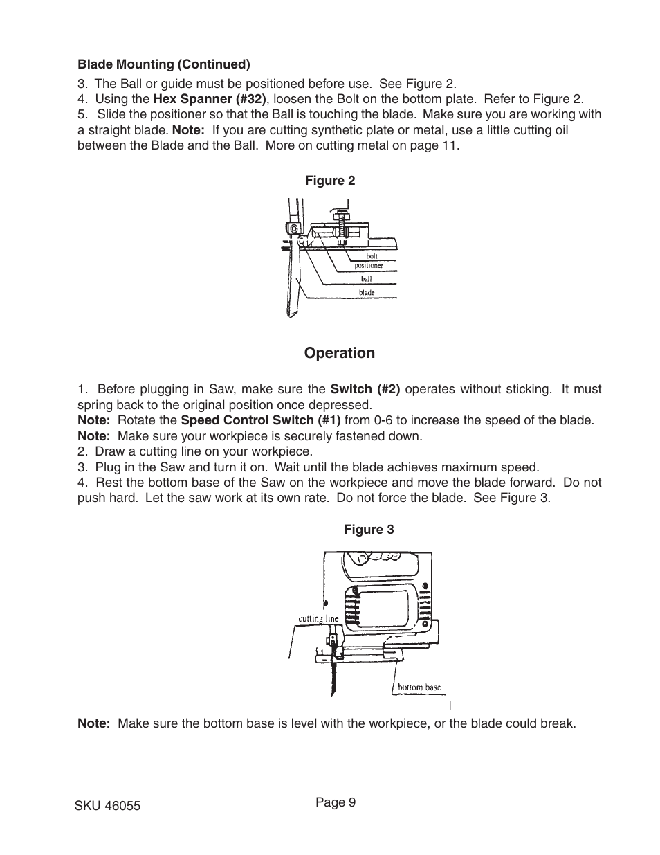 Harbor Freight Tools 46055 User Manual | Page 9 / 13