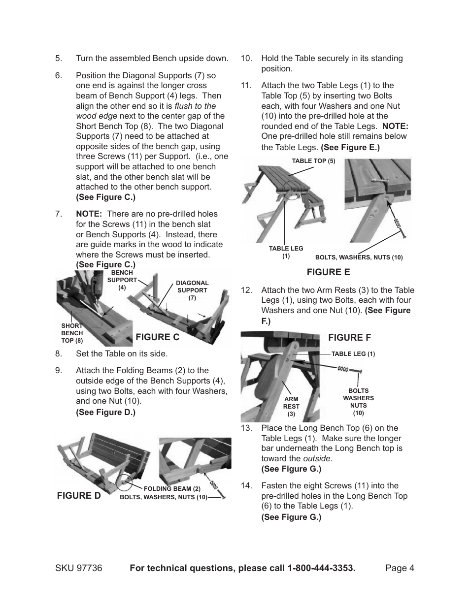 Harbor Freight Tools 97736 User Manual | Page 4 / 7