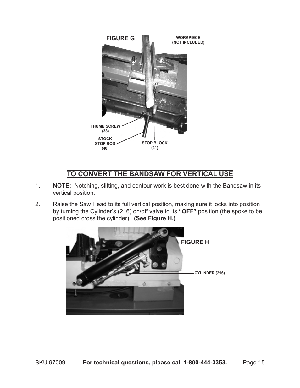 Harbor Freight Tools Metal Cutting Bandsaw 97099 User Manual | Page 15 / 46