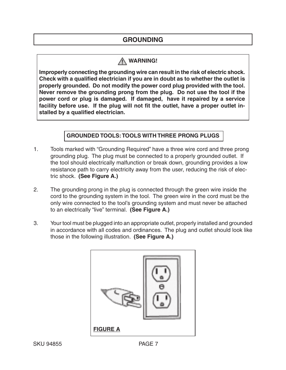 Harbor Freight Tools 94855 User Manual | Page 7 / 15