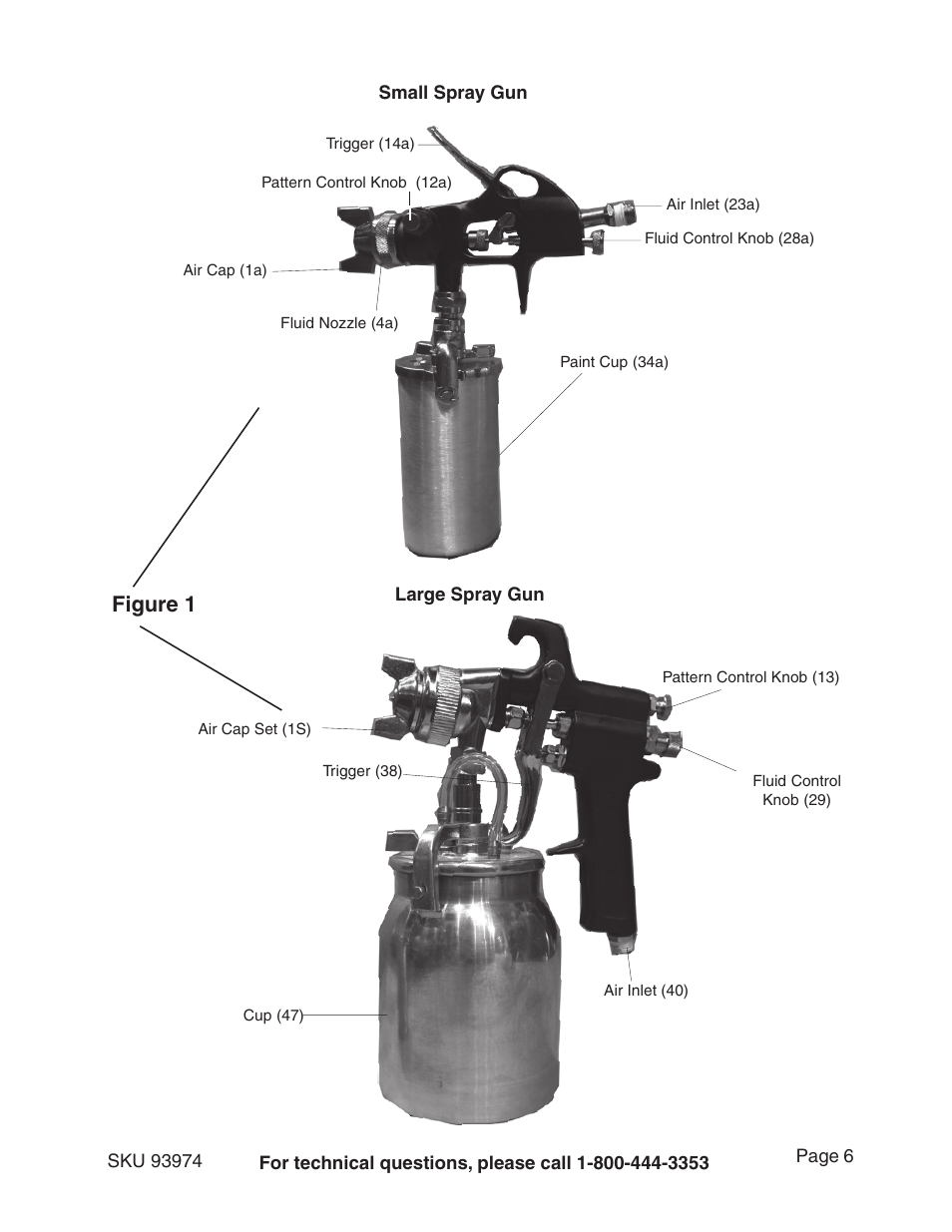 Figure 1 | Harbor Freight Tools 93974 User Manual | Page 6 / 19