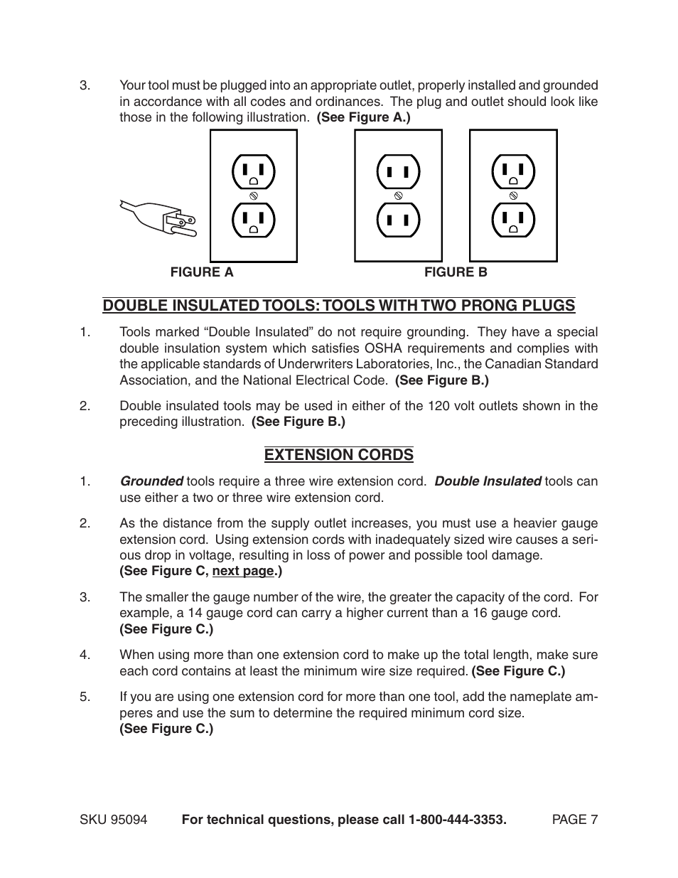 Harbor Freight Tools 95094 User Manual | Page 7 / 14