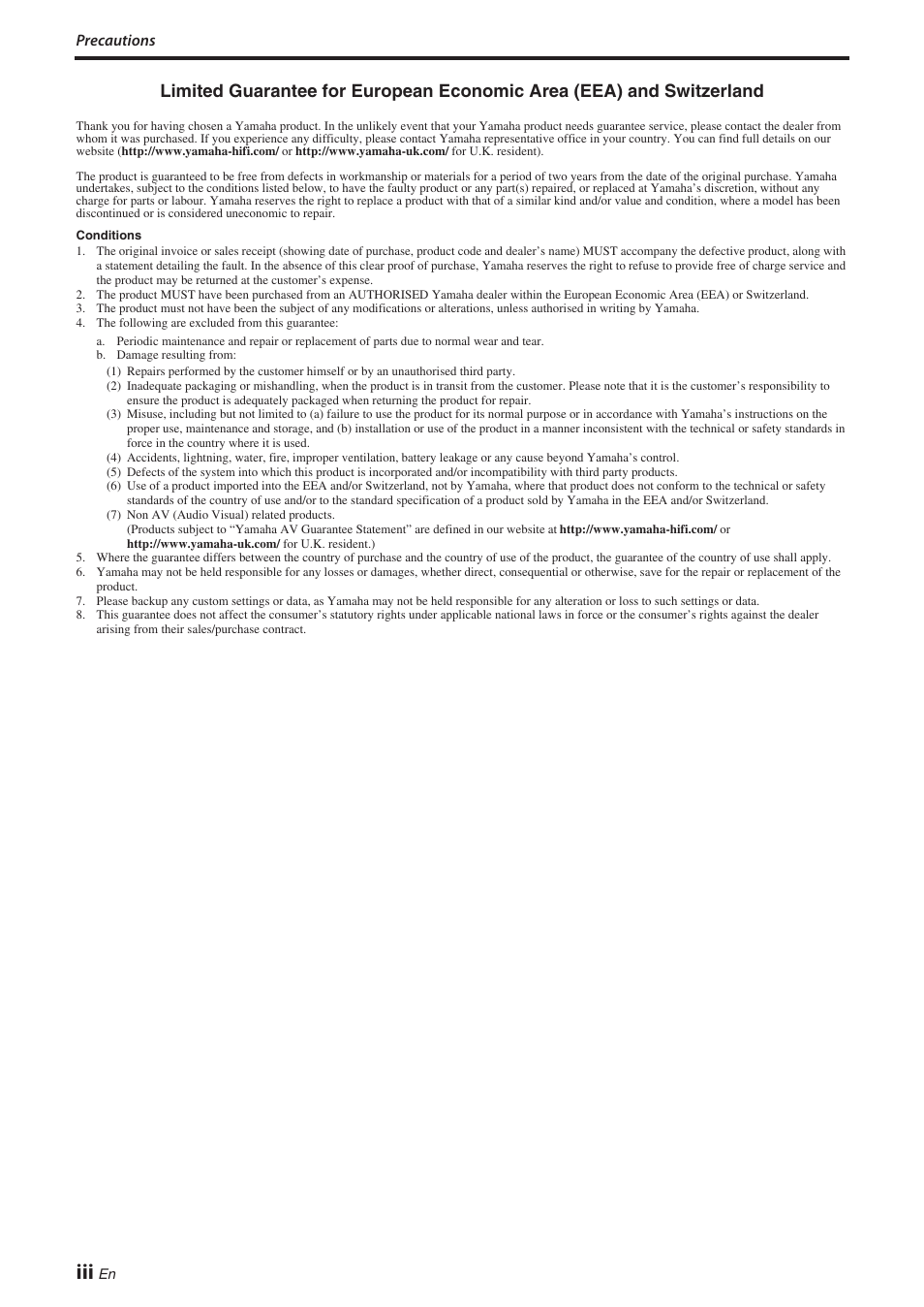 Yamaha NS-P380 User Manual | Page 4 / 84