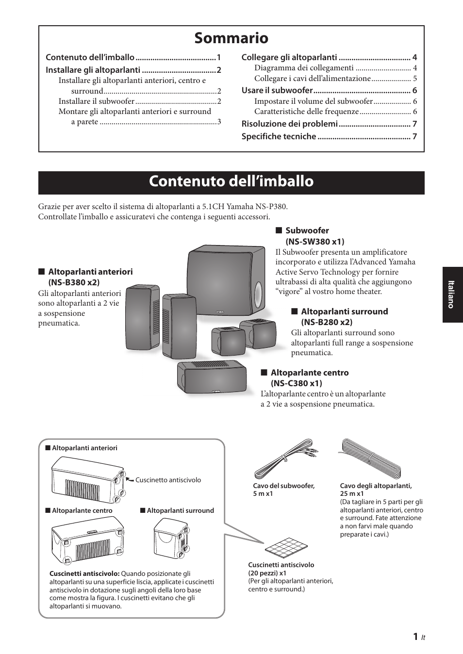 Yamaha NS-P380 User Manual | Page 45 / 84