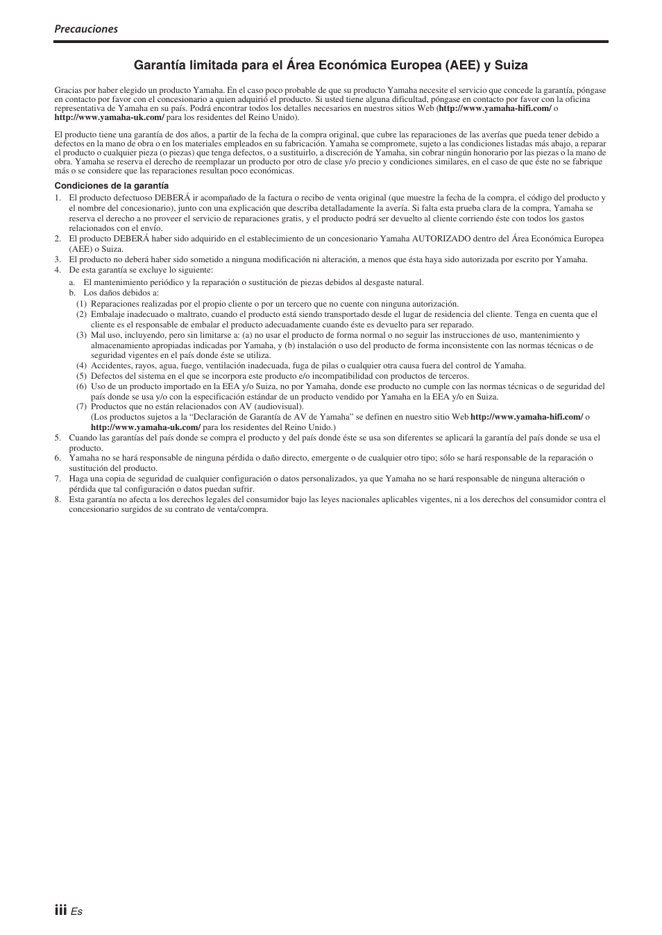 Yamaha NS-P380 User Manual | Page 54 / 84