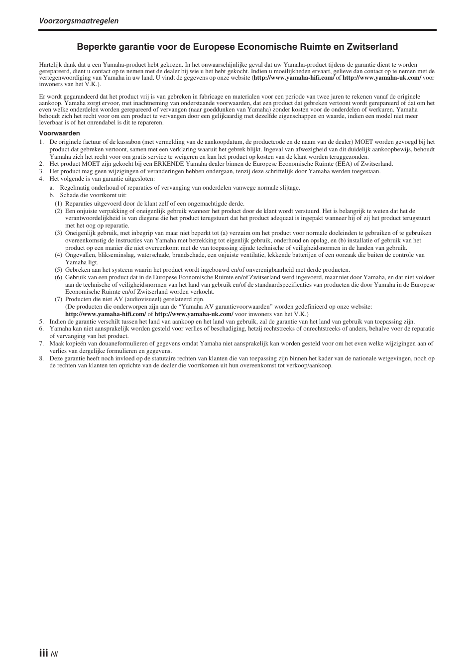 Yamaha NS-P380 User Manual | Page 64 / 84