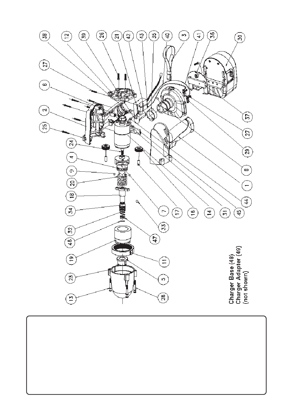 Assembly drawing | Harbor Freight Tools 94371 User Manual | Page 9 / 9