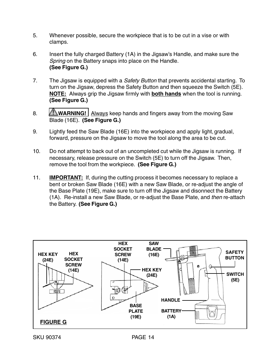 Harbor Freight Tools 90374 User Manual | Page 14 / 22
