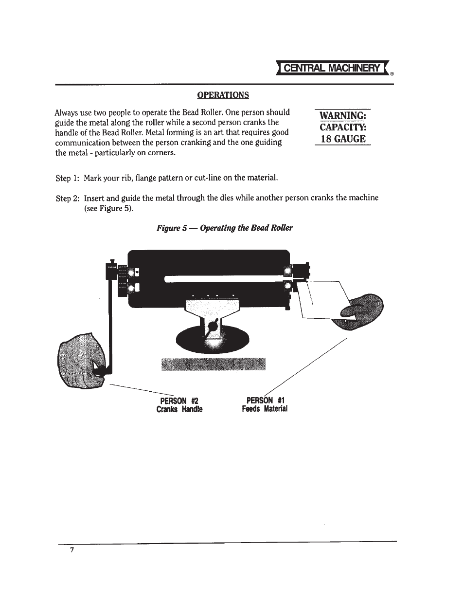 Harbor Freight Tools BEAD ROLLER KIT 34104 User Manual | Page 7 / 10