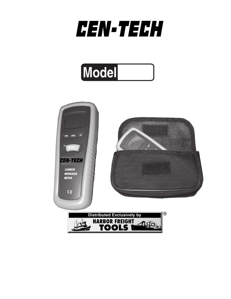 Harbor Freight Tools CEN-TECH 92340 User Manual | 6 pages