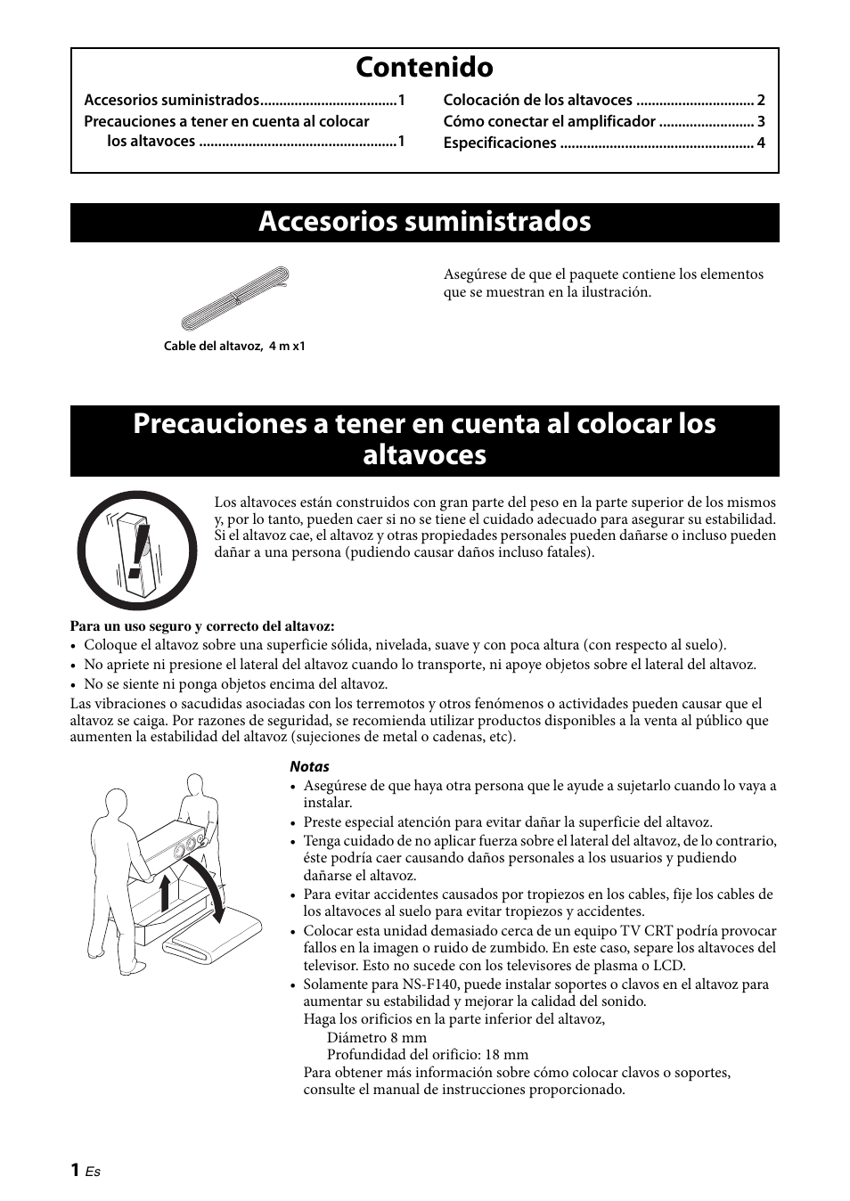 Yamaha NS-F150 User Manual | Page 18 / 28