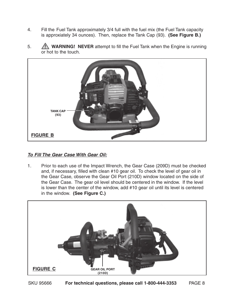 Harbor Freight Tools 95666 User Manual | Page 8 / 22