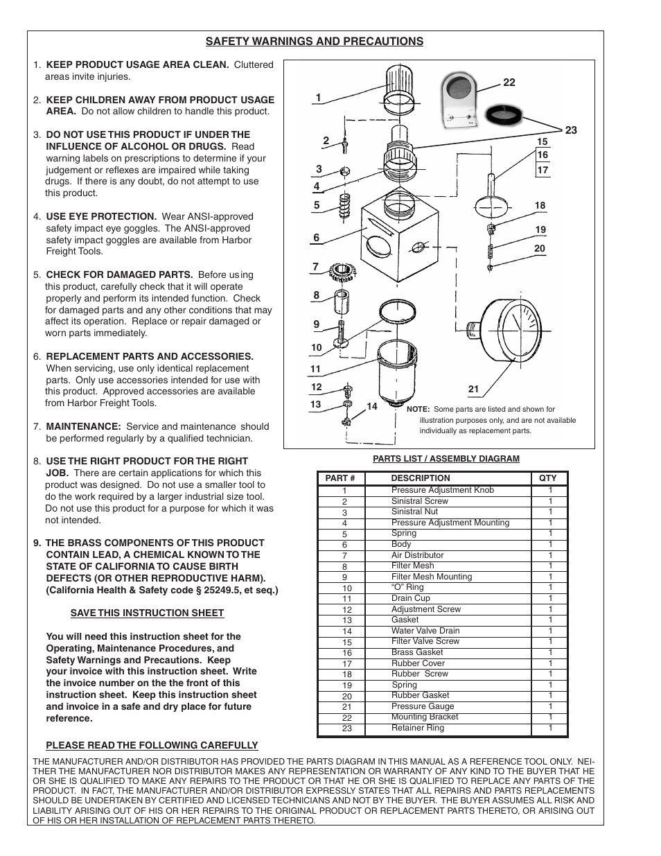 Harbor Freight Tools 43242 User Manual | Page 2 / 2