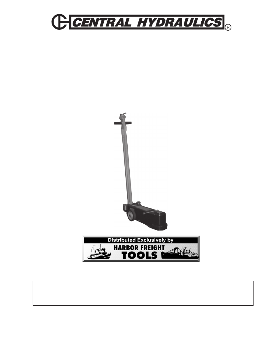 Harbor Freight Tools 92840 User Manual | 9 pages