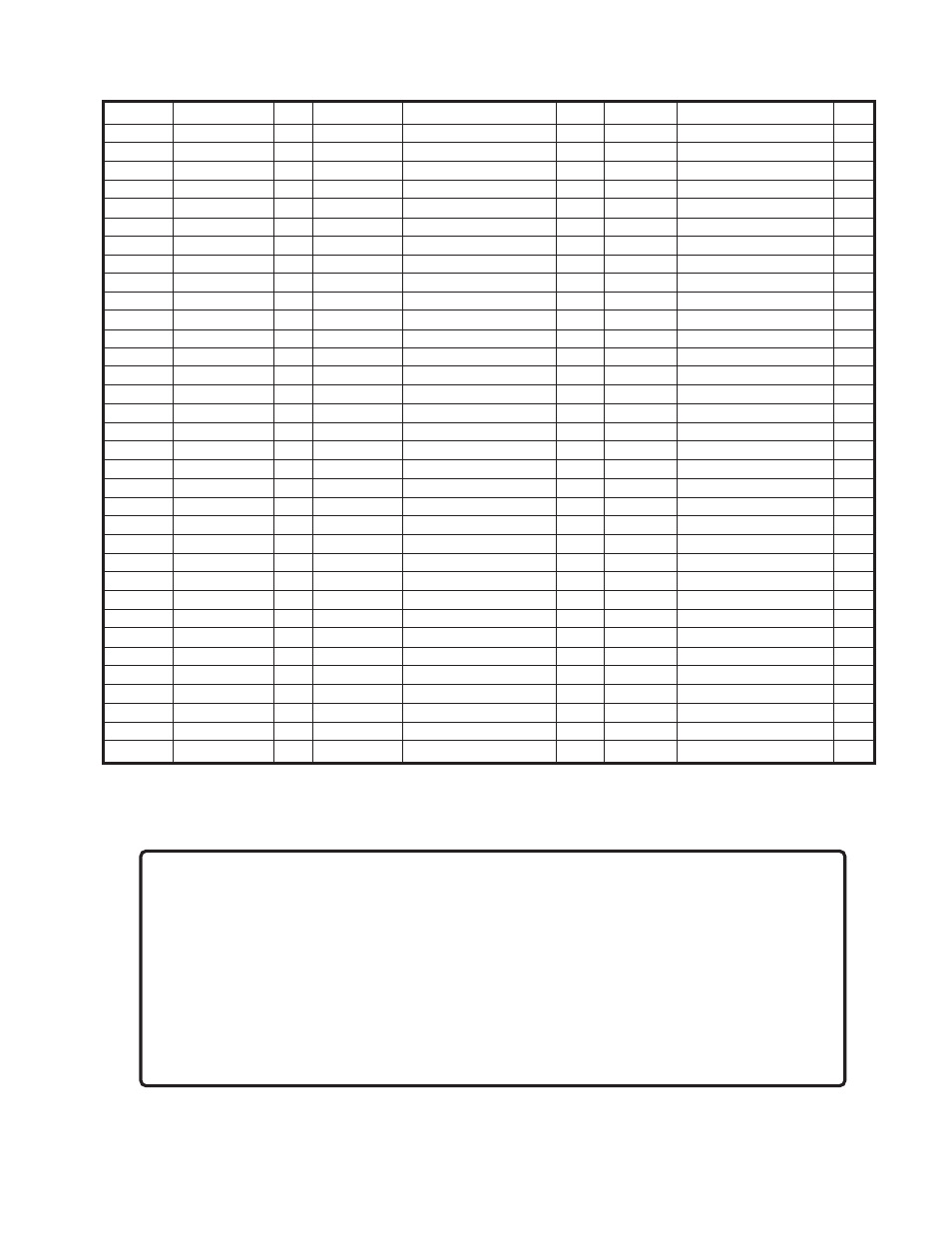 Parts list | Harbor Freight Tools 92840 User Manual | Page 8 / 9