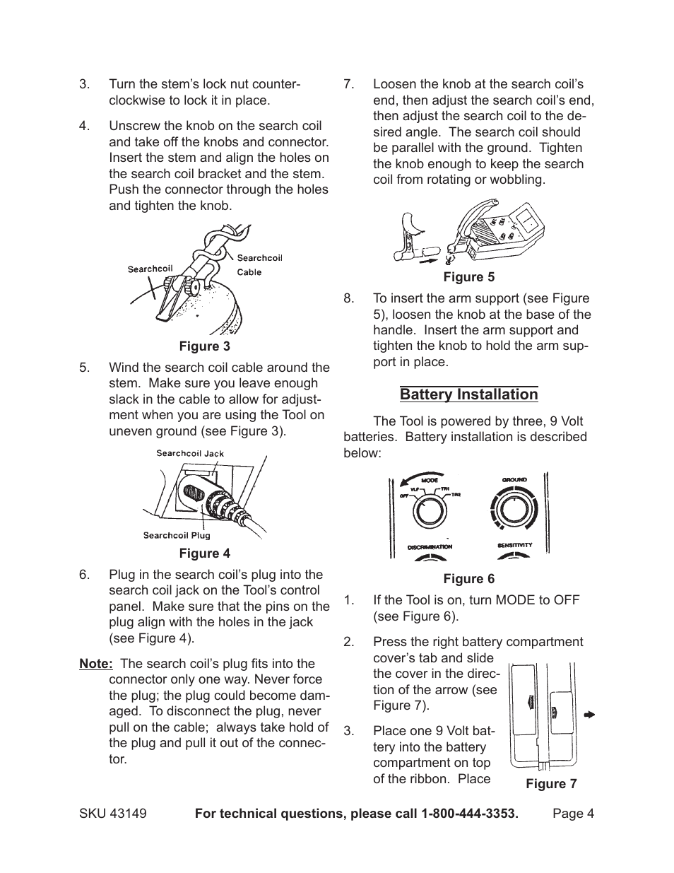 Harbor Freight Tools 43149 User Manual | Page 4 / 11