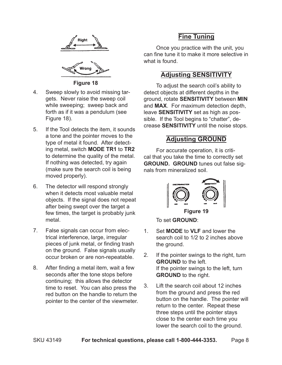 Harbor Freight Tools 43149 User Manual | Page 8 / 11