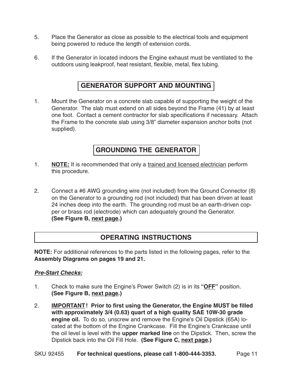 Harbor Freight Tools 92455 User Manual | Page 11 / 24