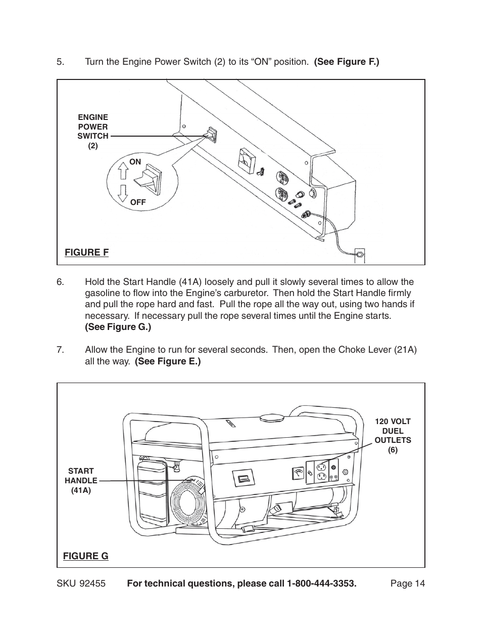 Harbor Freight Tools 92455 User Manual | Page 14 / 24