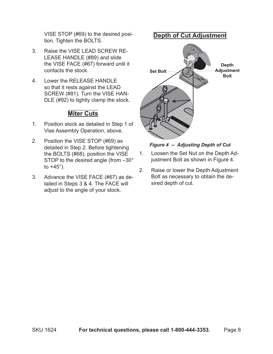 Harbor Freight Tools 01624 User Manual | Page 8 / 12