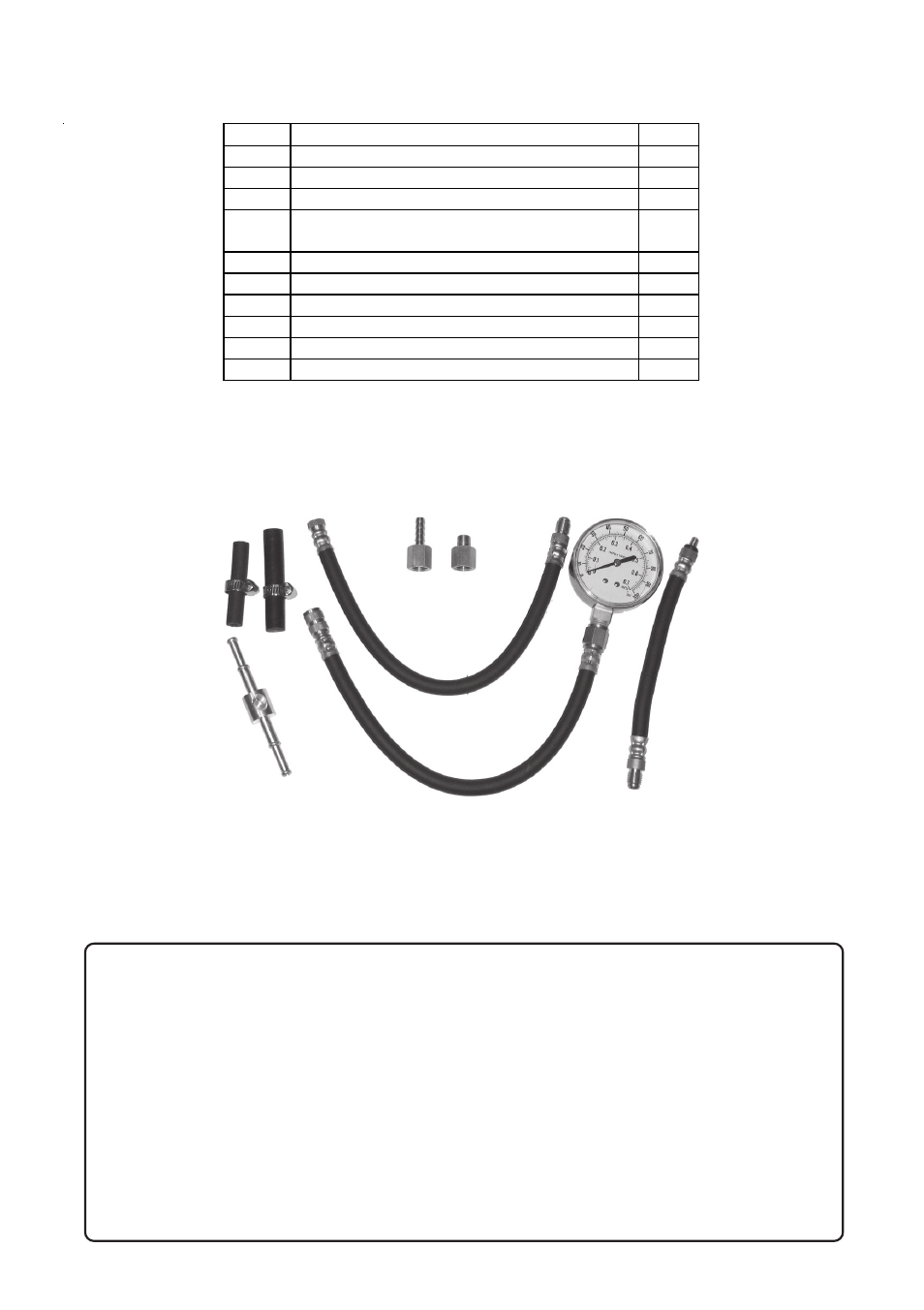 Parts list, Parts assembly | Harbor Freight Tools 92699 User Manual | Page 6 / 7